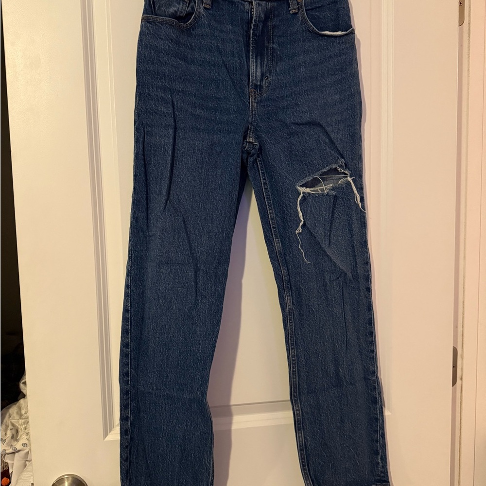 A&F 90’s Straight Ultra High Rise Jeans